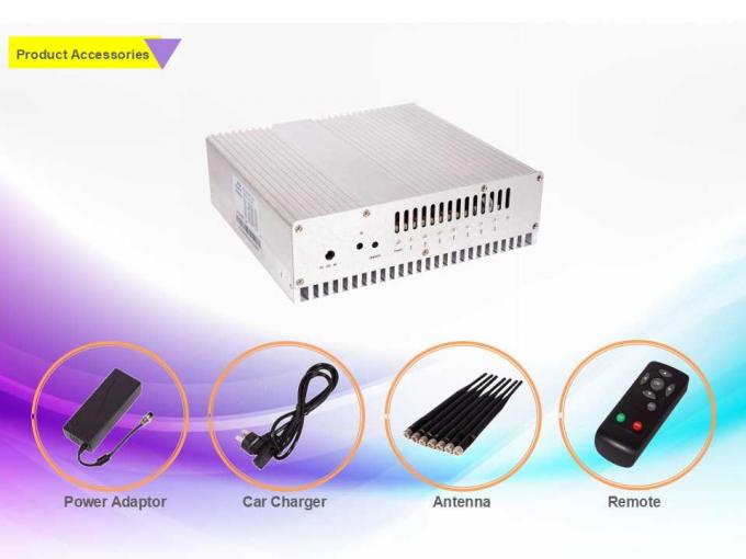 7 Signal-Störsender der Band-16W Wifi CDMA/DCS/PCS 110V - Stromversorgung 240VAC