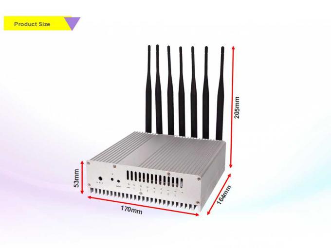 16W Wifi GPS mobile Antennen der Netz-Störsender-Gerät-Fernbedienungs-7PCS Omni